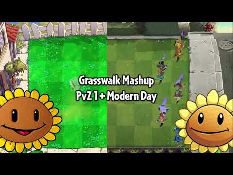 Grasswalk Mashup Pvz1 Vs pvz2 (Take Studio versión)