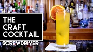 🍊 How To Make A Screwdriver Cocktail / Easy Vodka Cocktails Series 1