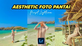 Free 50 Preset Lightroom  Aesthetic Foto Pantai  Lightroom Tutorial
