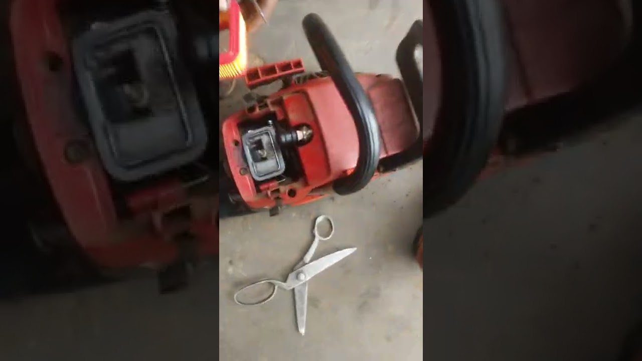 starting problem fix in tree cutter machine