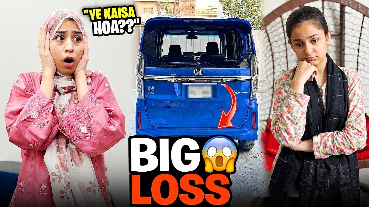 Gari Ka Bara Nuksan Ho Gaya 😨ll Ghazal Bajo Ka reaction 😱