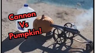 Cannon Vs Pumpkin! Crazy Fun!