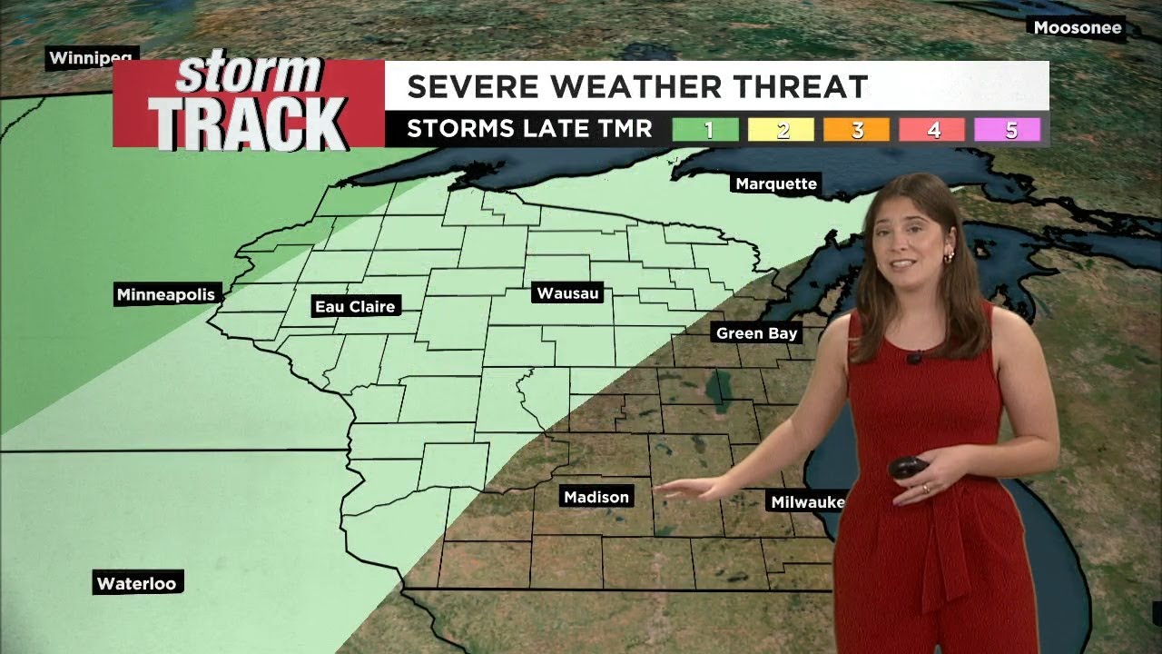 A few rain chances throughout the week - YouTube
