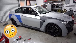 How To: Installing the E92 WIDEBODY Kit! Part 2!