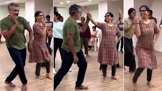 SS Rajamouli and His Wife Rama's Rehearsals For the Dance Performance Went Viral |  Manastars