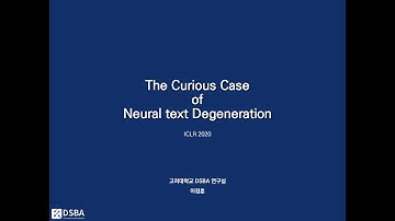 [Paper Review] The Curious Case of Neural Text Degeneration