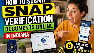 How to submit SNAP verification documents online in Indiana