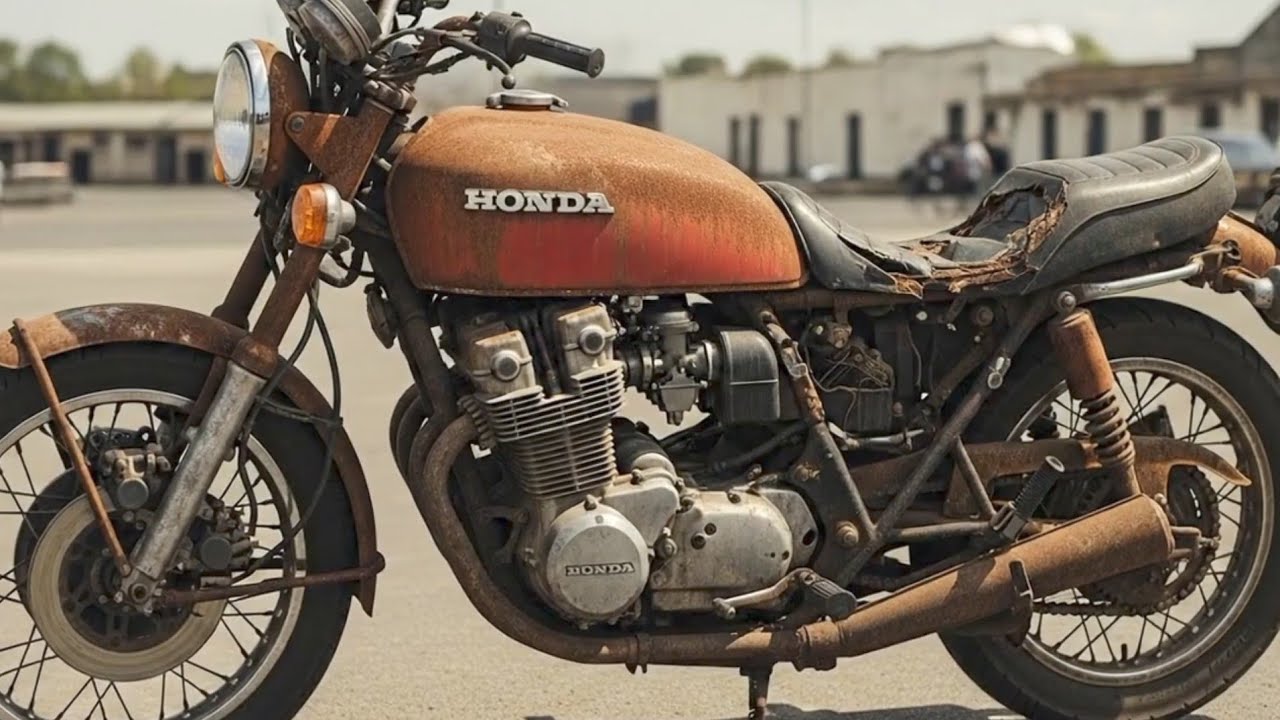 I Found a Rusted Honda CB750 – Full Restoration 😱