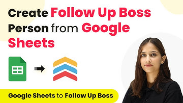 Create New Follow Up Boss Person from Google Sheets