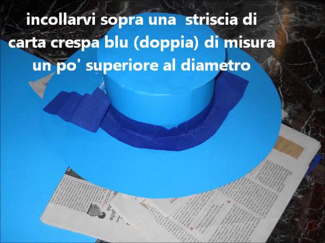 tutorial cappello in cartoncino - YouTube