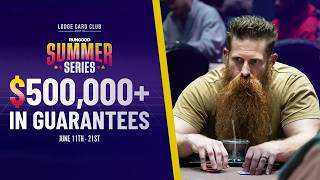 RunGood Poker MAIN EVENT | $250K Day 1 Feature Table | Lodge Live Stream