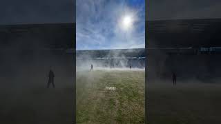 Erzurumspor-Iğdır Fk Maçında Stadyumun Alttan Isıtması Devreye Girince Bu Görüntüler Ortaya Çıktı