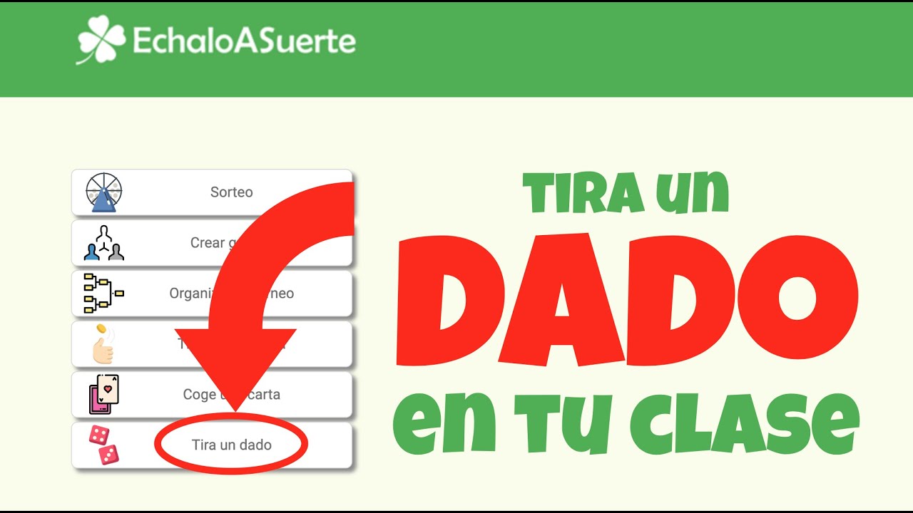 ¿Cómo se tira el dado
