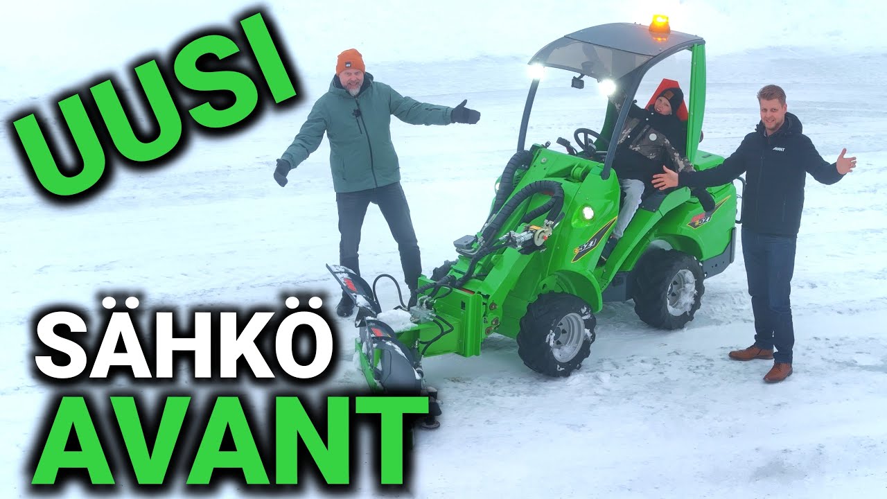 480. Suomalainen sähkö-Avant e500-pienkuormaaja on loppuunmyyty jo julkaisuhetkellä!