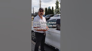 Lincoln Aviator 2025 - de code voor het keyless entry-toetsenbord ophalen #shorts