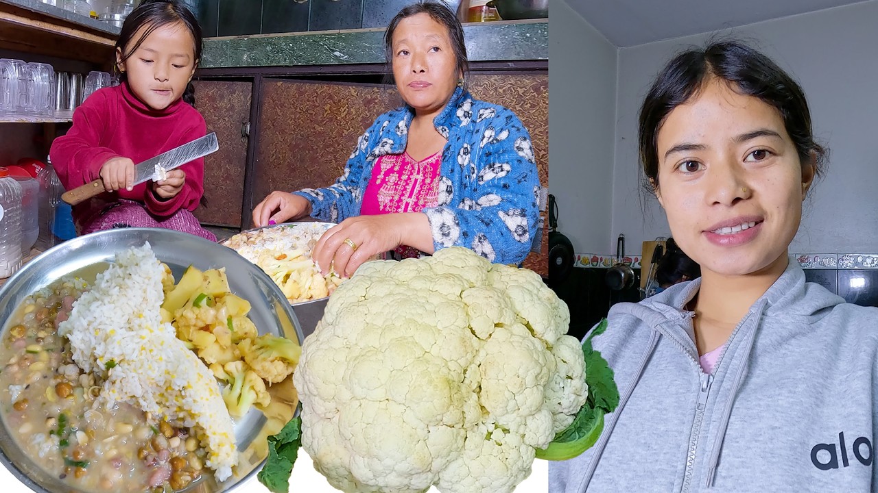 vegetable items for my mother, sister & brothers || sumnima rai cooking for the family ||