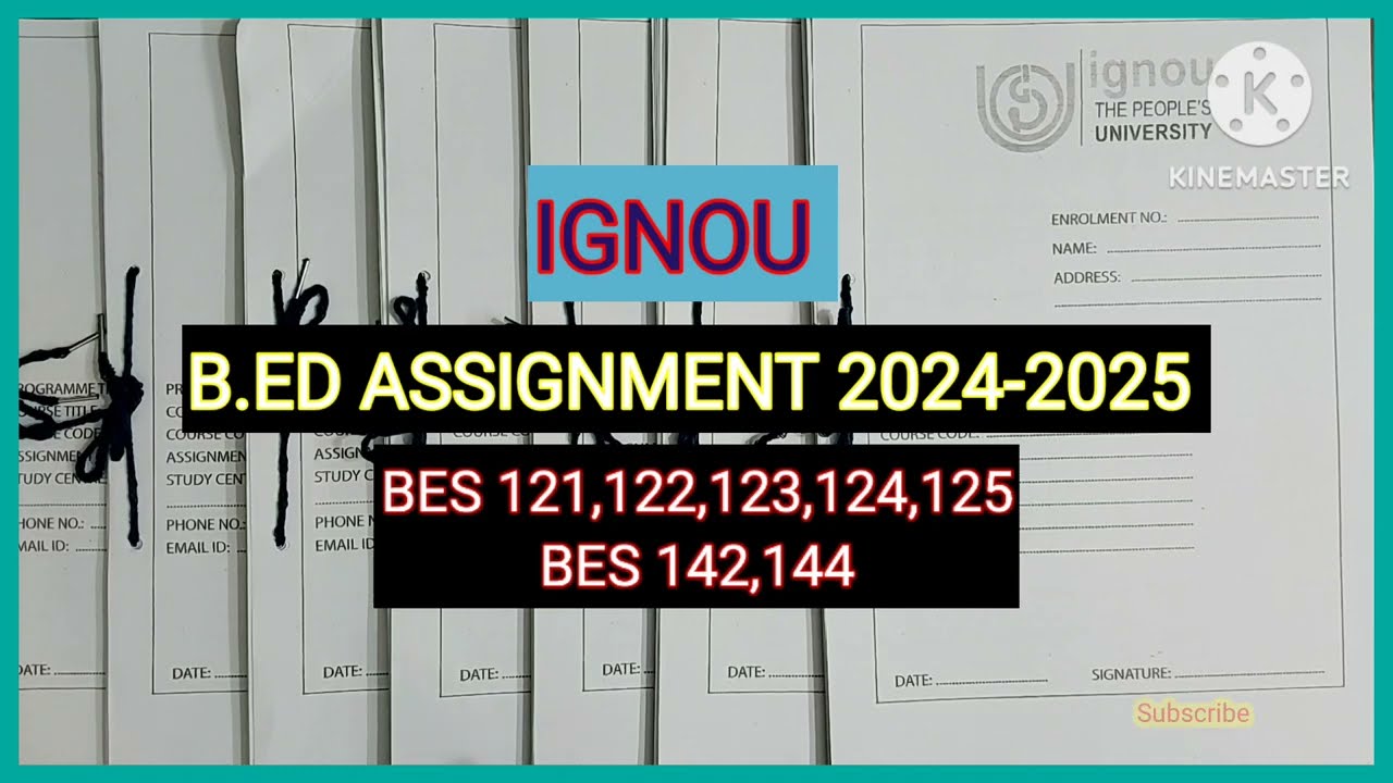 IGNOU B. ED Assignment 2025 | Handwritten Ignou Assignment 2025 | Ignou Assignment With 99 % Marks