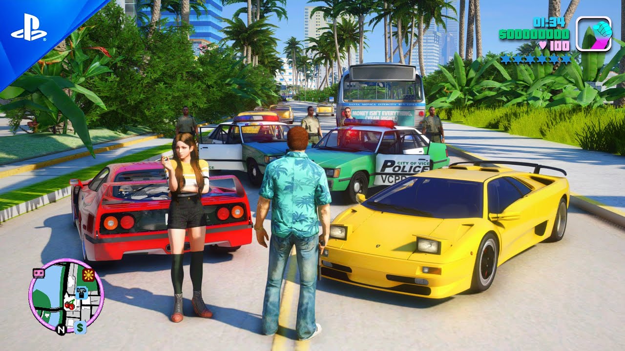 GTA Vice City Reimagined in Unreal Engine 5