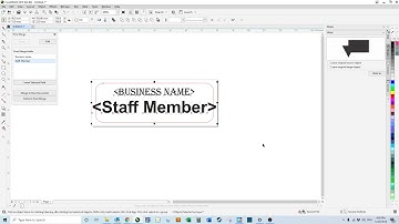 CorelDRAW 2019 - Variable data