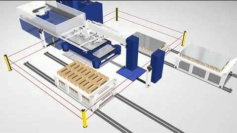 TRUMPF Automation: TruLaser with LiftMaster Sort & Loading and Unloading Carts