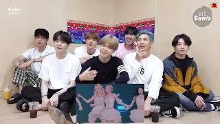 Bts Reaction To Aespa - Black Mamba Li̇ve Perform. Fanmade