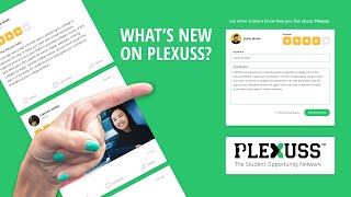 What's New on Plexuss - STUDENT REVIEWS