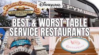 🏰 The Best & Worst Table Service Restaurants in Disneyland Paris