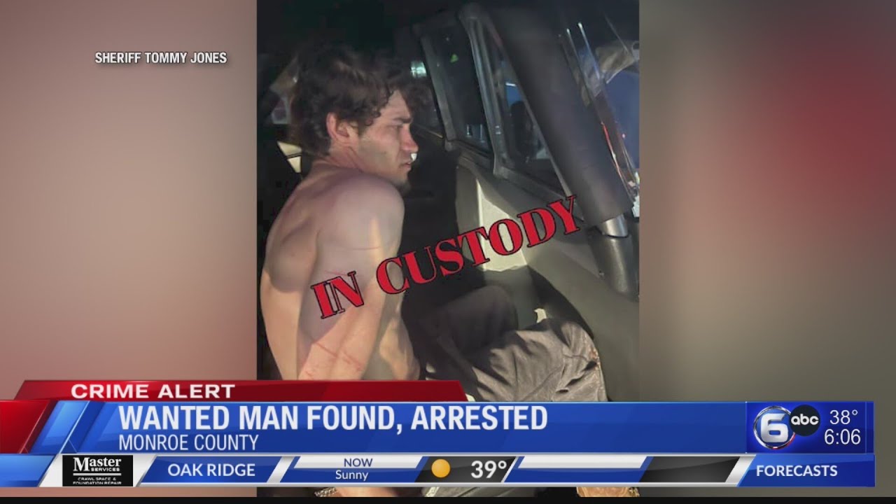 Monroe County burglary suspect in custody - YouTube