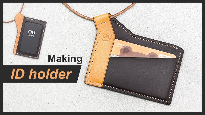 Cute DIY Leather Access Card Holder Kits DIY Leather Project DIY Leath –  Feltify