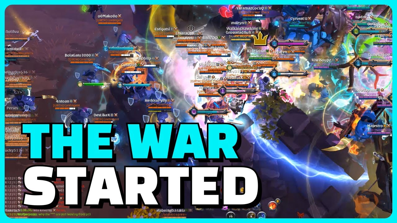 Лучшие моменты Albion Online ZvZ (Европа) | Вступление к 30-му сезону: Великая война началась снова