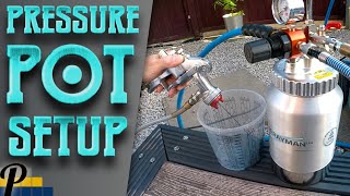 How To Setup A Pressure Pot | HVLP Gun Cleaning
