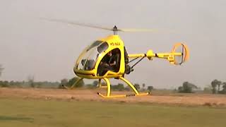 Light helicopter tesing in Thailand