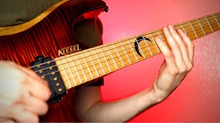 I tried writing a riff using Tosin Abasi's selective picking. This is what I wrote.