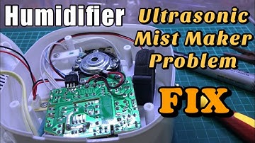 Quick Fix: Ultrasonic Humidifier Mist Maker Problem Humidifier NOT producing enough mist