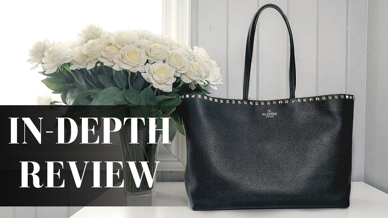 Streng bent Implement VALENTINO ROCKSTUD BAG REVIEW // Was it the perfect tote I hoped for? -  YouTube