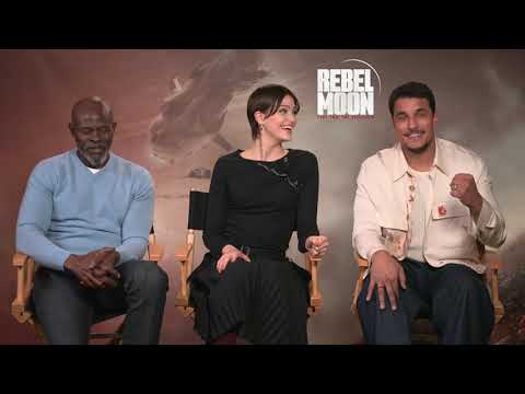 Rebel Moon 2 Stars Djimon Hounsou, Staz Nair, & Elise Duffy On Zack Snyder Action Sequences, More