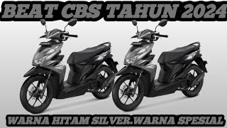 BEAT CBS TAHUN 2024 hitam silver🥳
