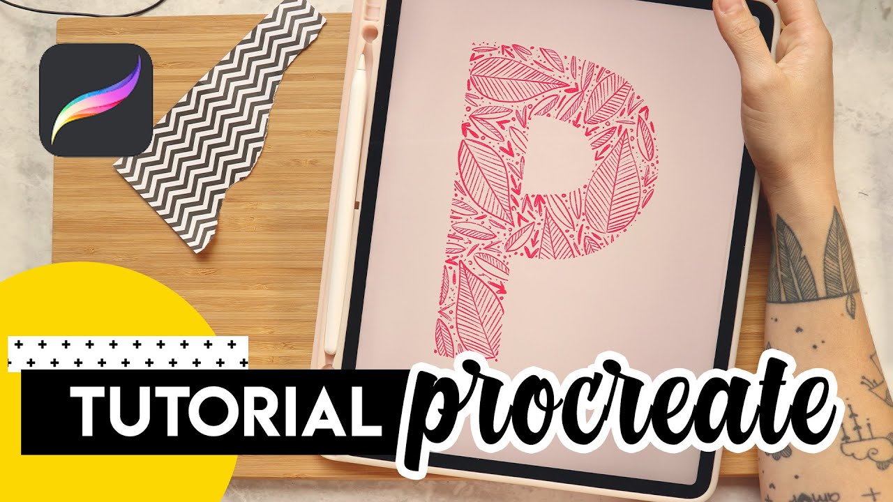 PROCREATE TUTORIAL: Letra P | by Aline Albino