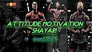 bodybuilder Motivation Shayari  Gym Motivation Shayari attitude status  rohit fitness91 