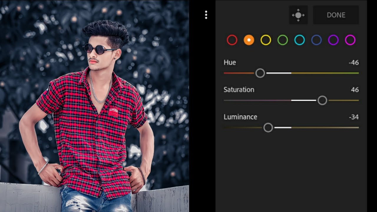 Blue and Red Tone Editing || Lightroom ||A1 Edition
