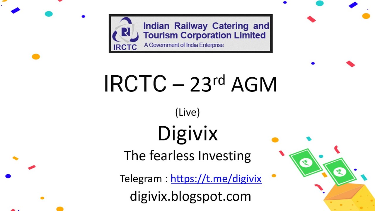 IRCTC Limited - 23rd Annual General Meeting (AGM) | Digivix