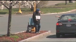 Ban aggressive forms of panhandling on city streets