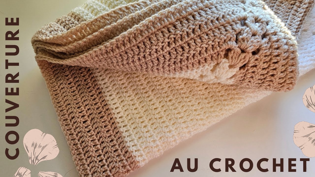 Урок по вязанию крючком «бабушкиного одеяла» 🌺 [Crelya Handmade]
