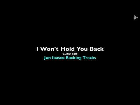 I Won T Hold You Back Toto Guitar Solo Backing Track