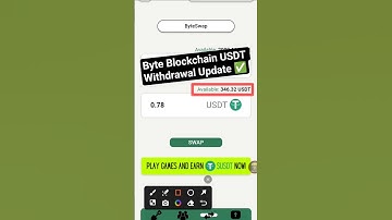 Byte Blockchain USDT Withdrawal Kaise Kare Guide ✅ || Byte Blockchain Swap and Withdrawal Update