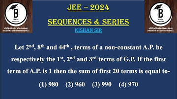 Let 2nd, 8th and 44th , terms of a non-constant A.P. be respectively the 1st, 2nd and 3rd terms of G