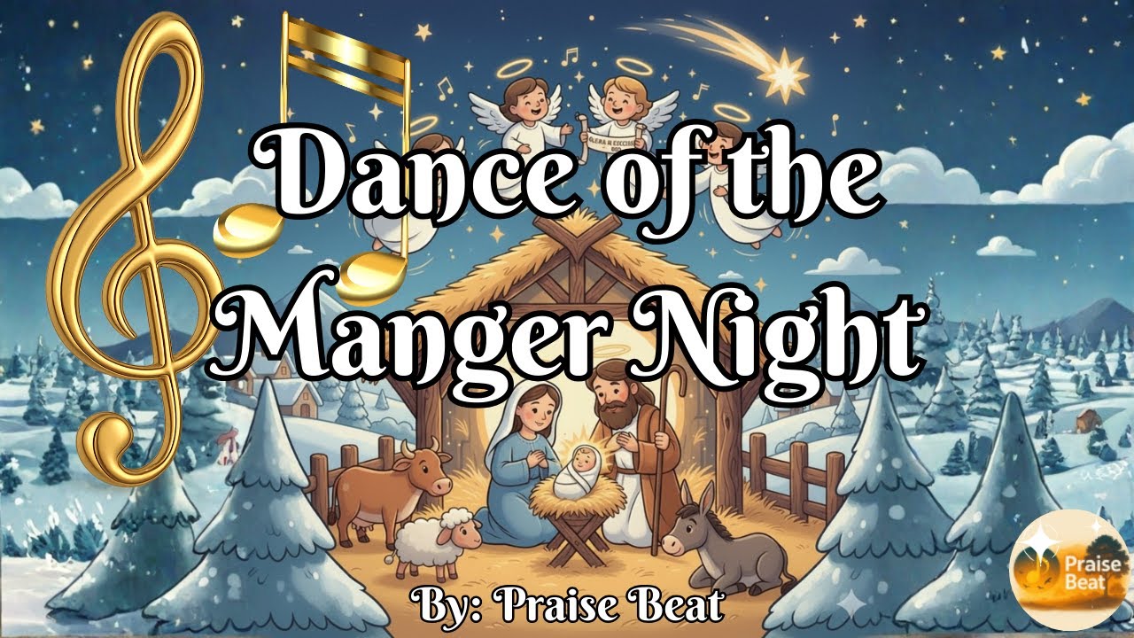 Dance of the Manger Night 💃🌟 | Joyful Christmas Worship Song | Christmas Song with Lyrics ✨