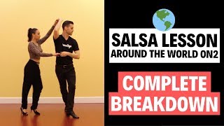 Salsa On 2 - Intermediate Salsa Lesson - Around The World (FULL BREAKDOWN) | TheDanceDojo.com screenshot 5