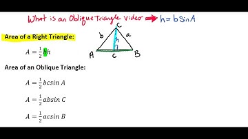 Finding the Area of an Oblique Triangle