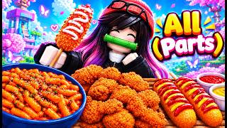 Roblox Mukbang Tower (All Parts )🤤❤️